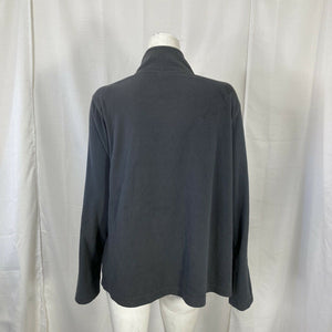 Danskin Now Women’s Gray Pullover Half Zip Fleece Jacket XL