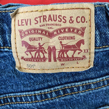 Load image into Gallery viewer, Levis 501 Shorts Cutoff Womens 28 Button Fly Blue