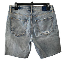 Load image into Gallery viewer, Daze Shorts lulus Denim Bermuda Womens Size 28 Stretch Light Wash Distressed
