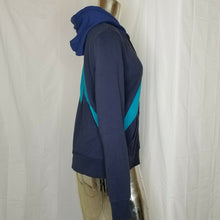 Load image into Gallery viewer, Vintage Obey Hoodie Multicolored Blue Full Zip Hooded Sweat Jacket Size Large