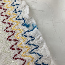 Load image into Gallery viewer, John Paul Richard Uniform Shirt Womens Size Medium White Multicolored Embroidery