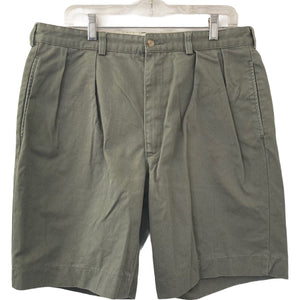 Vintage Polo Chino Ralph Lauren Shorts Mens Olive Green Size 35