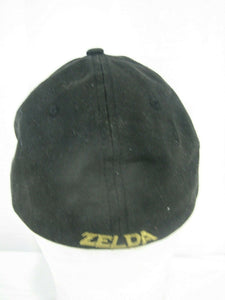 THE LEGEND OF ZELDA TWILIGHT PRINCESS 2008 NINTENDO MEN HAT NES GOLD BLACK