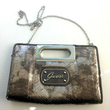 Load image into Gallery viewer, Guess Womens Metallic Clutch and Shoulder Bag Small Medium ME260728