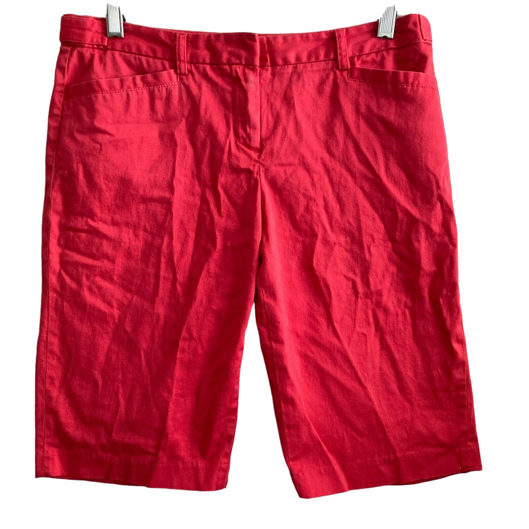 Laundry by Shelli Segal Shorts Bermuda Womens 4 Hot Pink