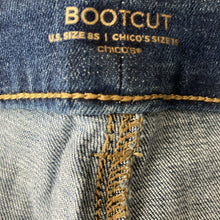 Load image into Gallery viewer, Chicos Jeans Jordan Bootcut Chicos Size 1S US Size 8S Womens Dark Wash