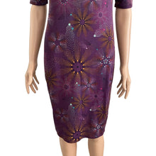 Load image into Gallery viewer, Lularoe Dress Simply Comfortable Multi Pattern Purple Dress Womens XS