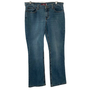 Vintage Jordache Jeans Lo Rise Stretch Juniors Size 11 12 Womens Dark Wash