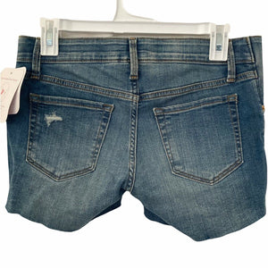 Ingrid & Isabel Maternity Short Shorts Denim Size 0 25 Medium Wash Distressed