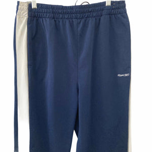 RBk Pants Track Mens Blue and White Size Large