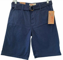 Load image into Gallery viewer, Smiths American Shorts Bermuda Boys Size 16 Navy Blue
