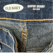 Load image into Gallery viewer, Old Navy Jeans Super Skinny Midrise Dark Wash Womens Size 6