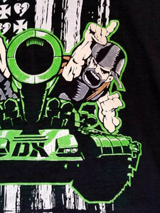 RARE WWE Mens DX Army Triple K Shawn Michaels worlds biggest member shirt WWF