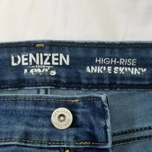 Load image into Gallery viewer, Denizen by Levi&#39;s Jeans Womens Blue Hi Rise Skinny Size 10s 30 x 30