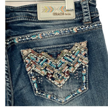Load image into Gallery viewer, Grace In La Jeans Womens Size 30 Embroidered Beaded Bootcut