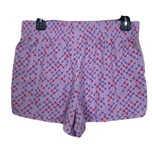 Load image into Gallery viewer, Abound Shorts Loungewear Purple Pull on Patterned Size Medium Hi Rise