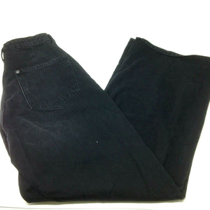 H&M Denim High Rise Black Bootcut Denim Jeans Size 8