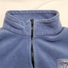 Load image into Gallery viewer, Vintage Carmel Pullover Fleece Blue Sweat Jacket Mens Medium