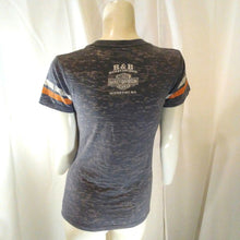 Load image into Gallery viewer, Harley Davidson Womens Gray and Orange Original 1983 T Shirt Small