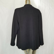 Load image into Gallery viewer, DKNY Fleece Sweat jacket Open Front Draped Womens Size XL