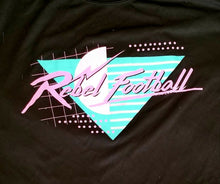 Load image into Gallery viewer, retro 80s unlv neon black Rebels Football Findlay Toyota Las Vegas shirt XL NCAA