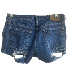 Load image into Gallery viewer, Calvin Klein Shorts Denim Womens 3 Cutoff Distressed Medium Wash