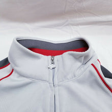 Load image into Gallery viewer, Vintage Fox Mens Gray Red Full Zip Athletic Style Long Sleeved Jacket Large