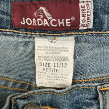 Load image into Gallery viewer, Vintage Jordache Jeans Lo Rise Stretch Juniors Size 11 12 Womens Dark Wash