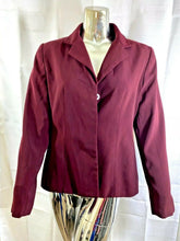 Load image into Gallery viewer, Vintage Paul Harris Burgundy Women&#39;s Business Blazer Medium