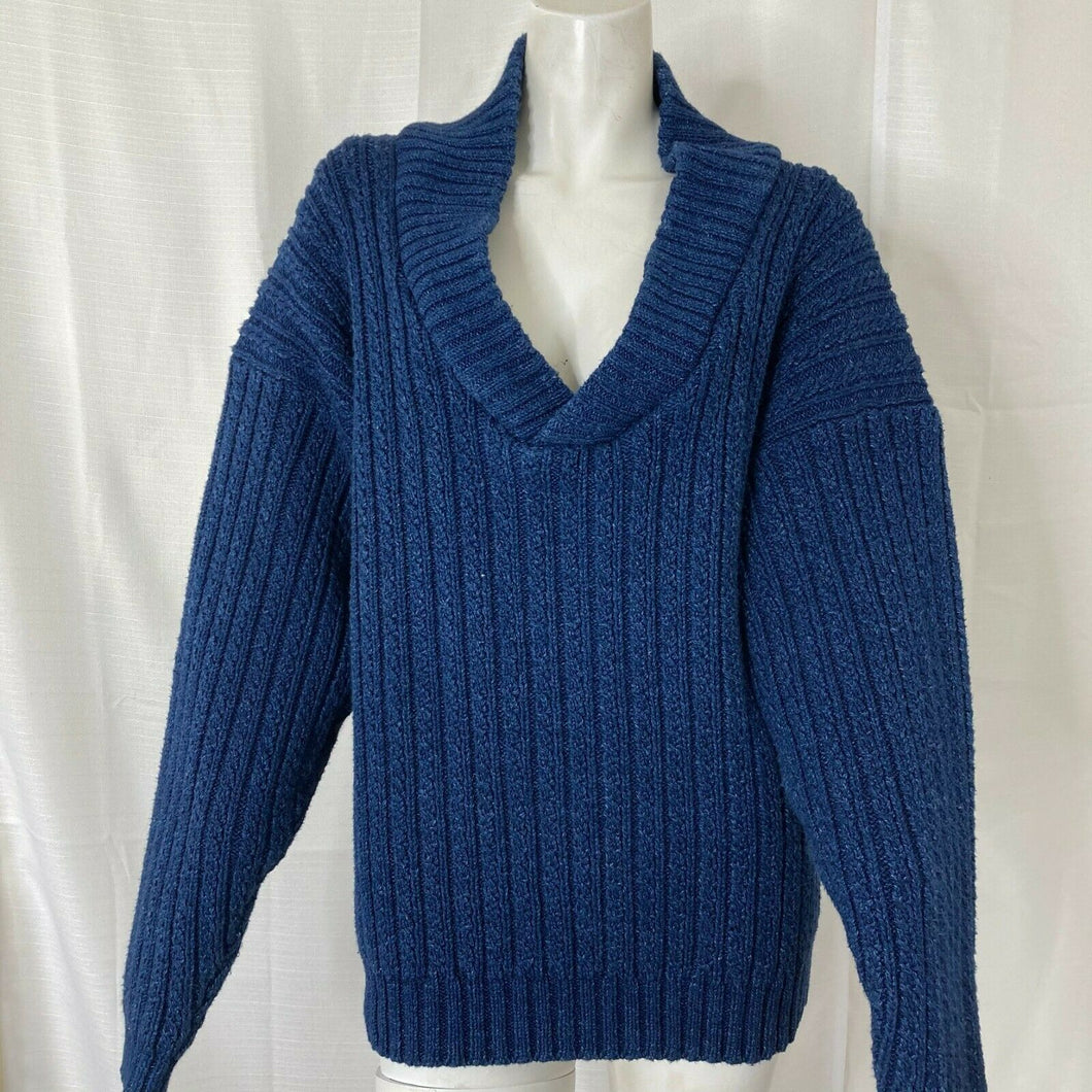 Vintage 80s Ruff Hewn Womens Heavy Oversized Cable Knit Sweater Large