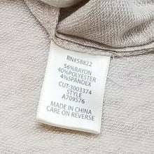 Load image into Gallery viewer, Max Studio Sweatshirt Heathered Beige French Terry Hi-Low Pullover Hoodie M