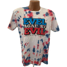 Load image into Gallery viewer, Evel Against Evil T-shirt Tie Die Multicolored Women’s Vegas Strong L Tye Dye