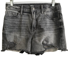 Load image into Gallery viewer, Old Navy Shorts Cutoffs Womens Size 4 Hi Rise Black Denim Stretch Distressed