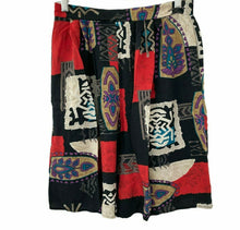 Load image into Gallery viewer, Vintage 90s Box Office Shorts Multicolored Abstract Womens Size Medium