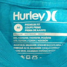 Load image into Gallery viewer, Hurley Womens Light Blue and White Tshirt Medium