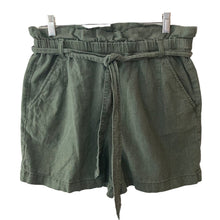 Load image into Gallery viewer, ANA A New Approach Shorts Paperbag Waist Army Green Womens Size Medium