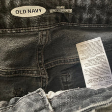 Load image into Gallery viewer, Old Navy Shorts Cutoffs Womens Size 4 Hi Rise Black Denim Stretch Distressed