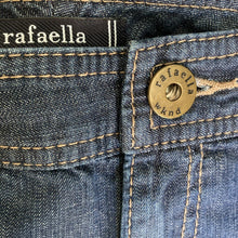 Load image into Gallery viewer, Rafaella Shorts Denim Womens Size 6 blue dark wash short shorts cuffed