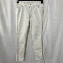 Load image into Gallery viewer, Old Navy Rockstar White Denim Jeans Size 8 Regular