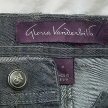 Load image into Gallery viewer, Gloria Vanderbilt Jeans Amanda Womens Size 10 Faded Black