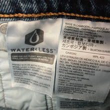 Load image into Gallery viewer, Levis 501 Shorts Cutoff Womens 28 Button Fly Blue