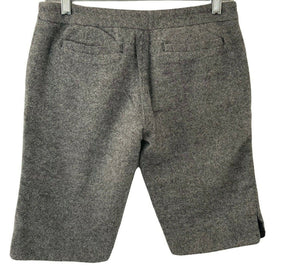 Crolla Shorts Tweed Gray Black Wool Womens 36 US 28