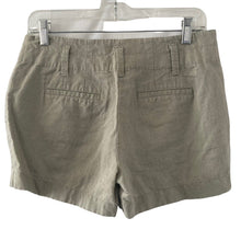 Load image into Gallery viewer, Ann Taylor Shorts Linen Blend Womens Size 2 Brown Khaki