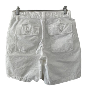 Gap Girlfriend Chino Shorts Bermuda White Size 2 Inseam 6