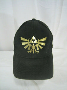 THE LEGEND OF ZELDA TWILIGHT PRINCESS 2008 NINTENDO MEN HAT NES GOLD BLACK