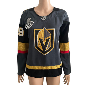Vegas Golden Knights Jersey Womens S Fleury Adidas #29 2018 stanley cup patch
