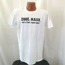 Load image into Gallery viewer, Cool M or is that Just Your Face Mens white Tshirt Large