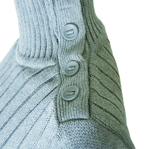 H & M Label Of Graded Goods Sweater Ribbed Womens Small Gray