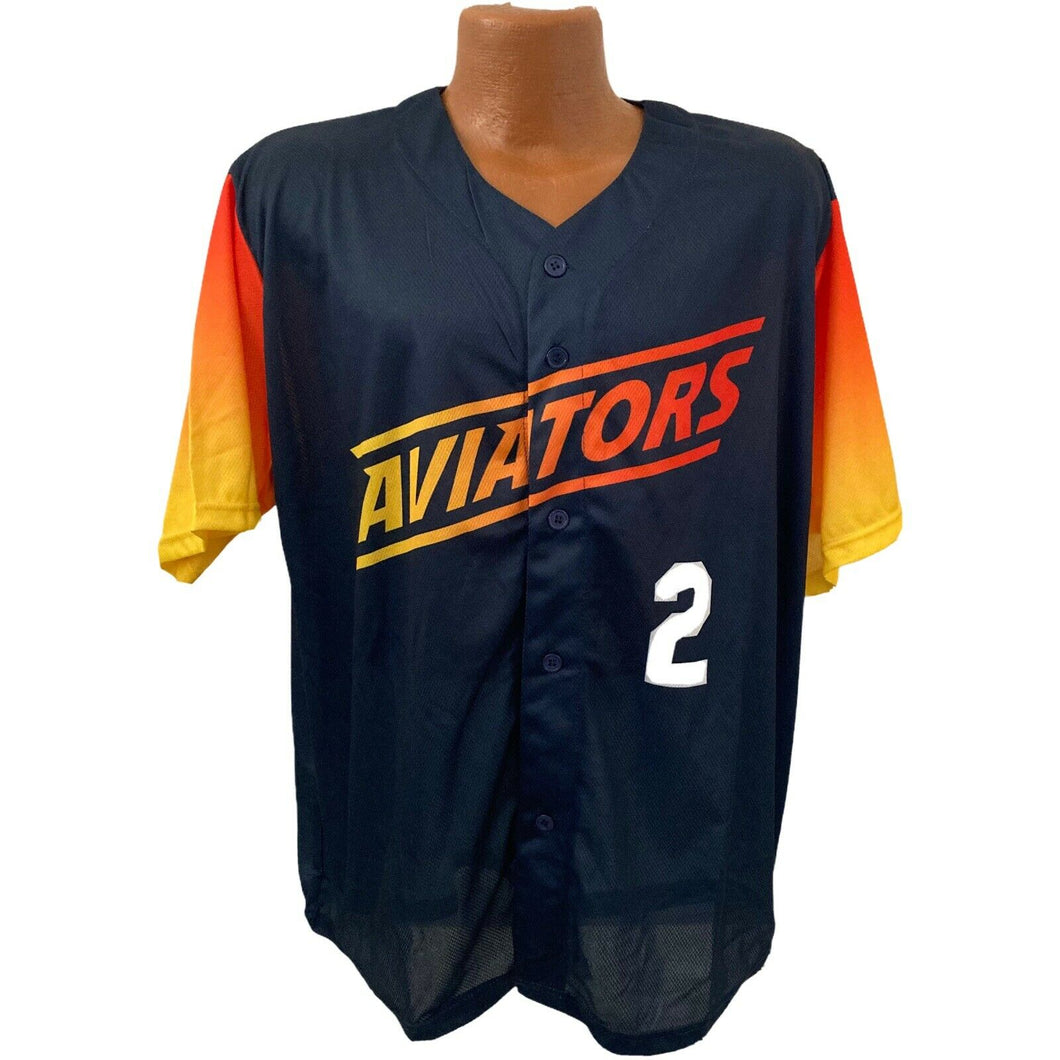 Las Vegas Aviators Baseball Jersey Mens XL Button Front Multicolor 51s Baseball