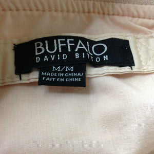 Buffalo David Bitton Womens Pale Pink Light Zip Front Jacket Size Medium